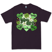 Plum st. patrick's day positive affirmations Premium Tee - MaliasSmallBusiness