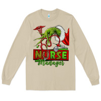 Mushroom grinch hand nurse manager Long Sleeve Tee - NancyCooperArtShop
