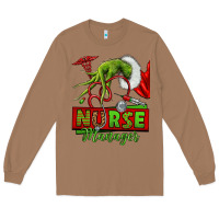 Toasted Coconut grinch hand nurse manager Long Sleeve Tee - NancyCooperArtShop