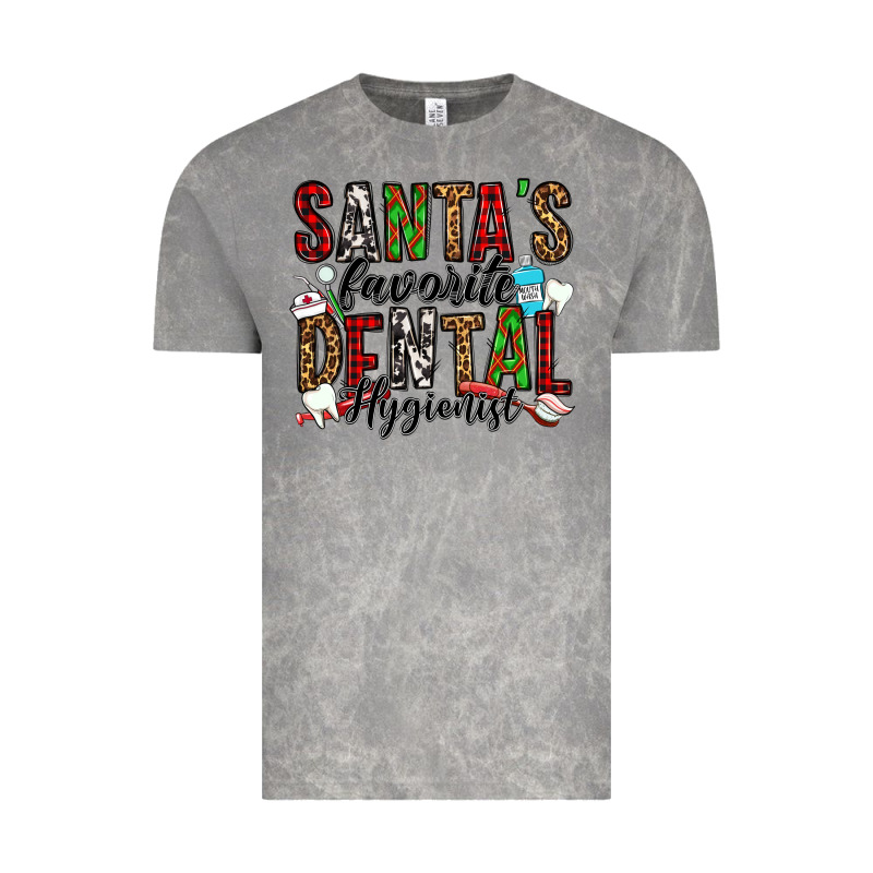 Santa's Favorite Dental Hygienist Vintage Tee by Jasminsmagicworld | Teevron