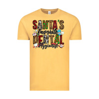 Vintage Mustard santa's favorite dental hygienist Vintage Tee - Jasminsmagicworld