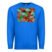 True Royal Christmas Plaid Turquoise Glitter Cowhide Premium Sweatshirt - FaDigitalArtStudio