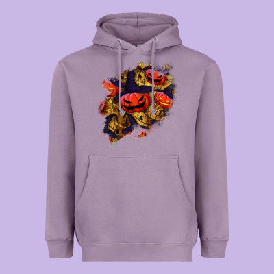 Halloween Pumpkin Patch  2 Heavyweight Hoodie Designed By Bundleandbundleshop