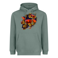 Sage halloween pumpkin patch  2 Heavyweight Hoodie - BundleAndBundleShop