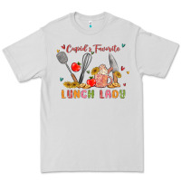Dove Grey cupids favorite lunch lady Premium Tee - MaliasSmallBusiness