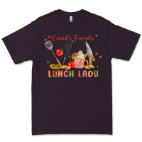 Plum cupids favorite lunch lady Premium Tee - MaliasSmallBusiness