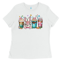 White easter coffee cups Ladies Tee - MaliasSmallBusiness