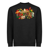 Black cinco de mayo teacher Heavyweight Sweatshirt - CowGirlArtShop