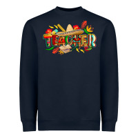 Navy cinco de mayo teacher Heavyweight Sweatshirt - CowGirlArtShop