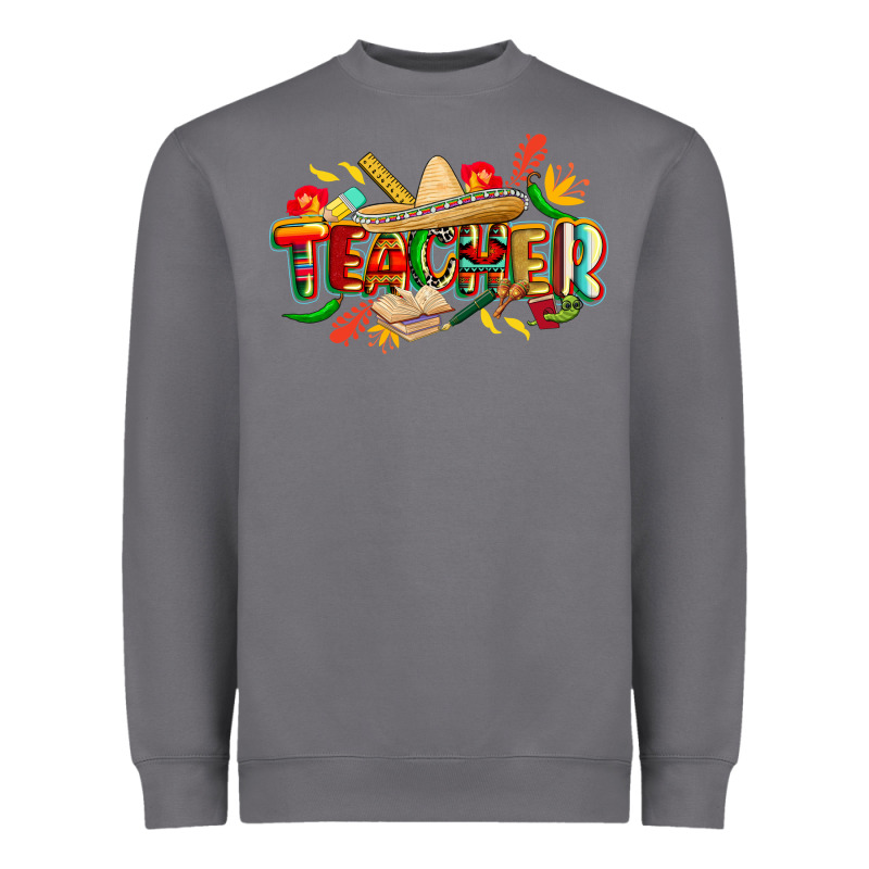 Cinco De Mayo Teacher Heavyweight Sweatshirt by CowGirlArtShop | Teevron