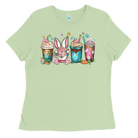 Matcha easter coffee cups Ladies Tee - MaliasSmallBusiness