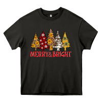Asphalt merry and bright leopard christmas trees Heavy Core Tee - AdoDesignShop