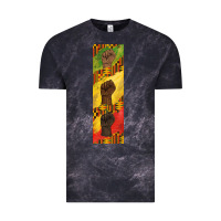 Cloud Black juneteenth pen wrap Vintage Tee - BarkalooDesign