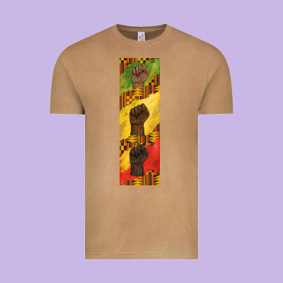 Juneteenth Pen Wrap Vintage Tee Designed By Barkaloodesign