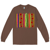 Chestnut Mexico Serape Brushstroke Long Sleeve Tee - texasbilliewilder