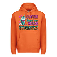 Coffee Gives Me Nurse Powers Premium Hoodie | Teevron