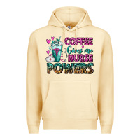 Pina Colada Coffee Gives Me Nurse Powers Premium Hoodie - FaDigitalArtStudio