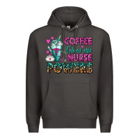 Smoke Coffee Gives Me Nurse Powers Premium Hoodie - FaDigitalArtStudio