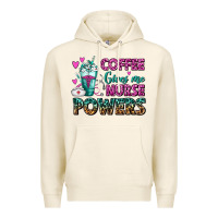 Tofu Coffee Gives Me Nurse Powers Premium Hoodie - FaDigitalArtStudio