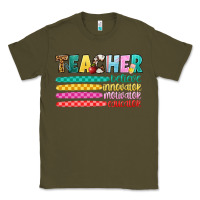 Army Green teacher believe Classic Tee - Artiststas