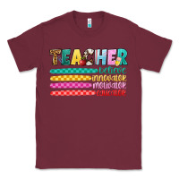 Burgundy teacher believe Classic Tee - Artiststas