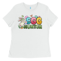 White egg hunter Ladies Tee - MaliasSmallBusiness
