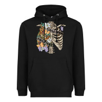 Black inhale peace exhale chaos chest Heavyweight Hoodie - FaDigitalArtStudio