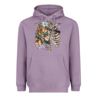 Lavender inhale peace exhale chaos chest Heavyweight Hoodie - FaDigitalArtStudio