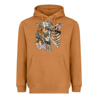 Meerkat inhale peace exhale chaos chest Heavyweight Hoodie - FaDigitalArtStudio