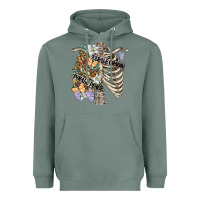 Sage inhale peace exhale chaos chest Heavyweight Hoodie - FaDigitalArtStudio