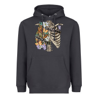 Smoke inhale peace exhale chaos chest Heavyweight Hoodie - FaDigitalArtStudio