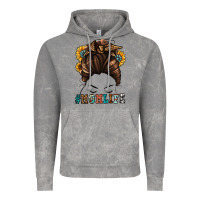 Cloud Rock mom life messy bun Vintage Hoodie - Jasminsmagicworld