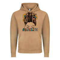 Vintage Camel mom life messy bun Vintage Hoodie - Jasminsmagicworld