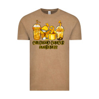Vintage Coffee childhood cancer awareness coffee Vintage Tee - Jasminsmagicworld
