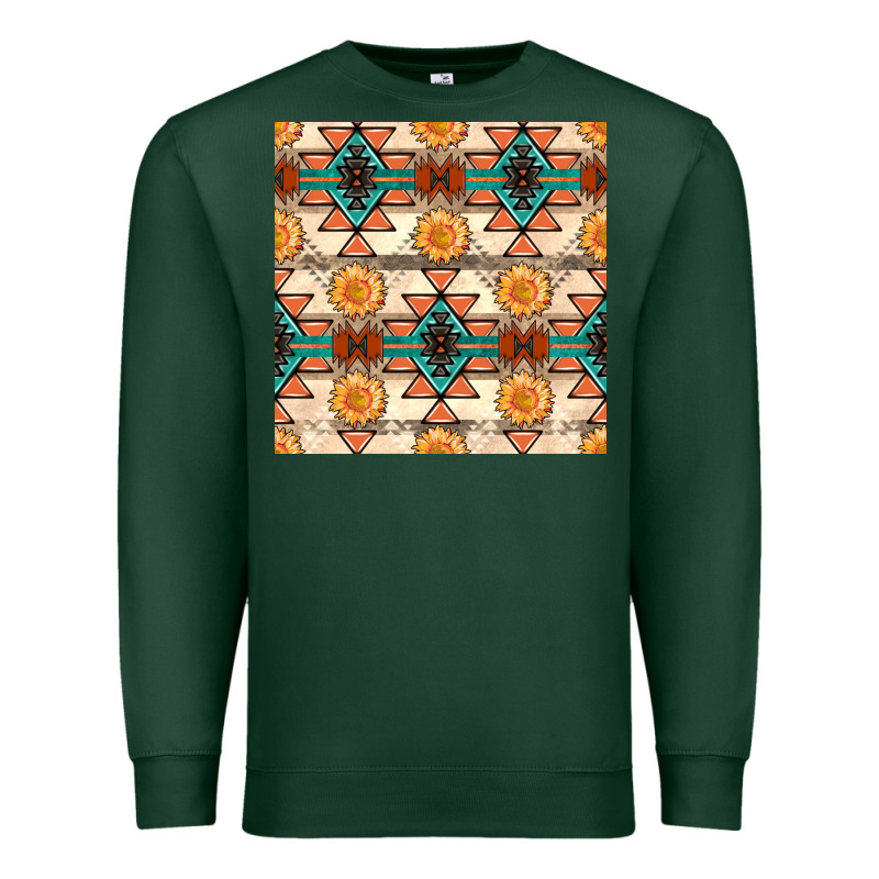 Native American Aztec Seamless Pattern 1 Premium Sweatshirt by BundleAndBundleShop | Teevron