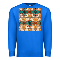 True Royal native american aztec seamless pattern 1 Premium Sweatshirt - BundleAndBundleShop
