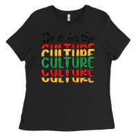 Black do it for the culture Ladies Tee - MaliasSmallBusiness