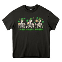 Asphalt drink drank drunk st. patricks day skeletons Heavy Core Tee - MaliasSmallBusiness