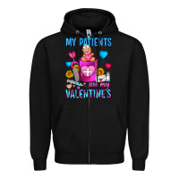 Black My Patients Are My Valentine Coffee Mug Zipper Hoodie - FaDigitalArtStudio