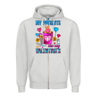 Dove Grey My Patients Are My Valentine Coffee Mug Zipper Hoodie - FaDigitalArtStudio