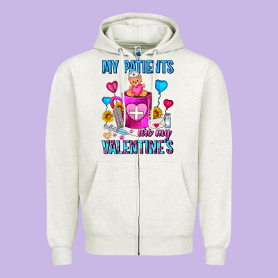My Patients Are My Valentine Coffee Mug Zipper Hoodie Designed By Fadigitalartstudio