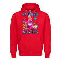 Red My Patients Are My Valentine Coffee Mug Zipper Hoodie - FaDigitalArtStudio