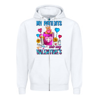 White My Patients Are My Valentine Coffee Mug Zipper Hoodie - FaDigitalArtStudio