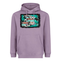 Lavender western serape cowhide turquoise glitter Heavyweight Hoodie - FaDigitalArtStudio