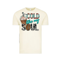 Vintage Arctic cold like my soul with coffee Vintage Tee - BarkalooDesign
