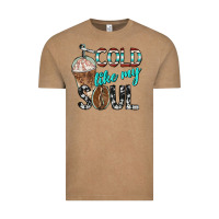 Vintage Coffee cold like my soul with coffee Vintage Tee - BarkalooDesign