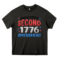 Asphalt united states second 1776 amendment Heavy Core Tee - MaliasSmallBusiness
