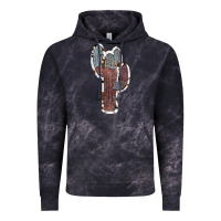 Cloud Black Cowhide Old Cactus Vintage Hoodie - RanaPortraitStore