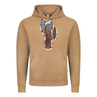 Cowhide Old Cactus Vintage Hoodie | Teevron
