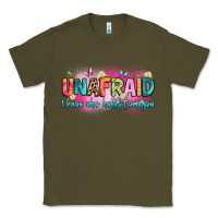Army Green unafraid i know who holds tomorrow Classic Tee - Artiststas